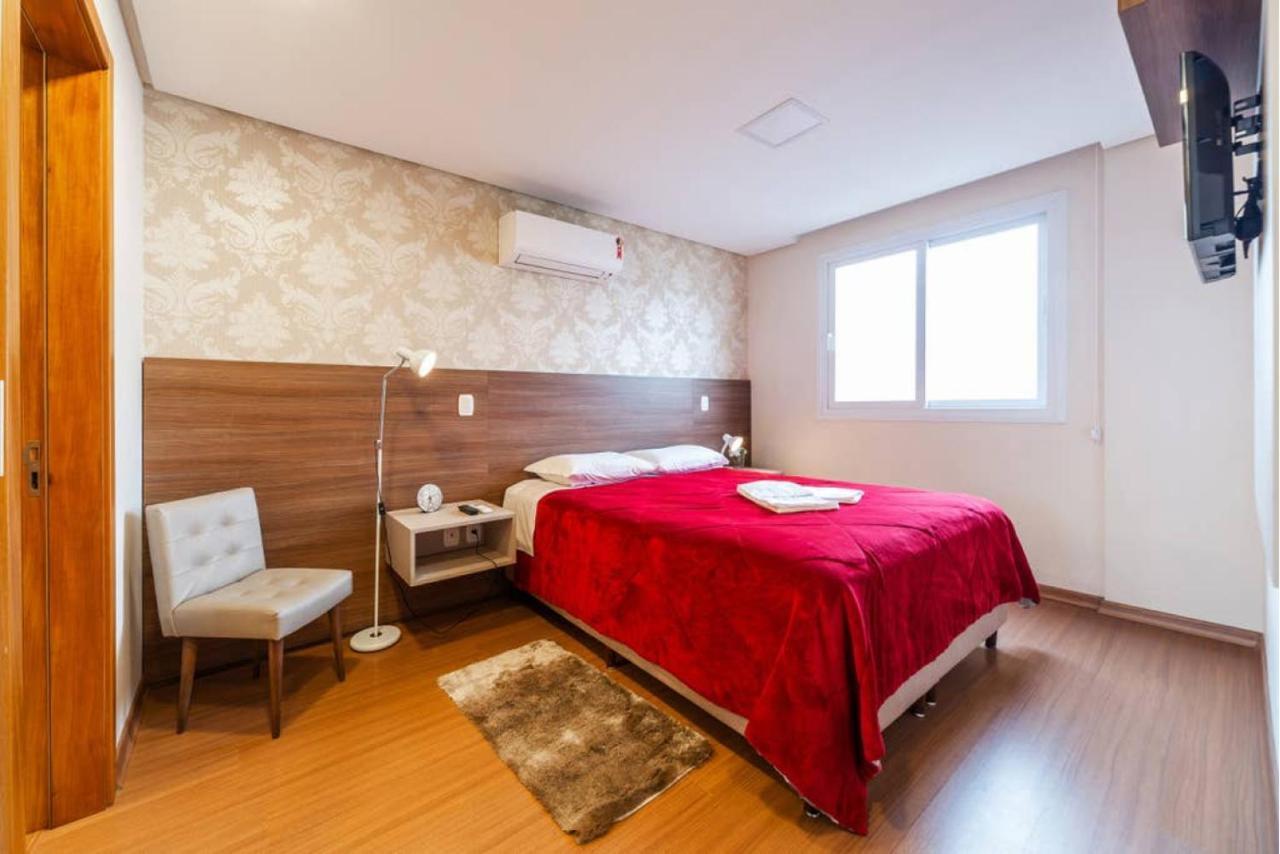 Lindo Apto De 2 Quartos Em Gramado - Ed Paradiso Екстериор снимка